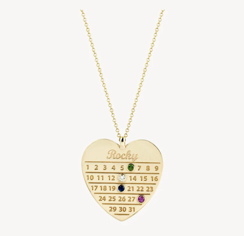 Roxanne First allows you to personalize your necklace with custom initials.